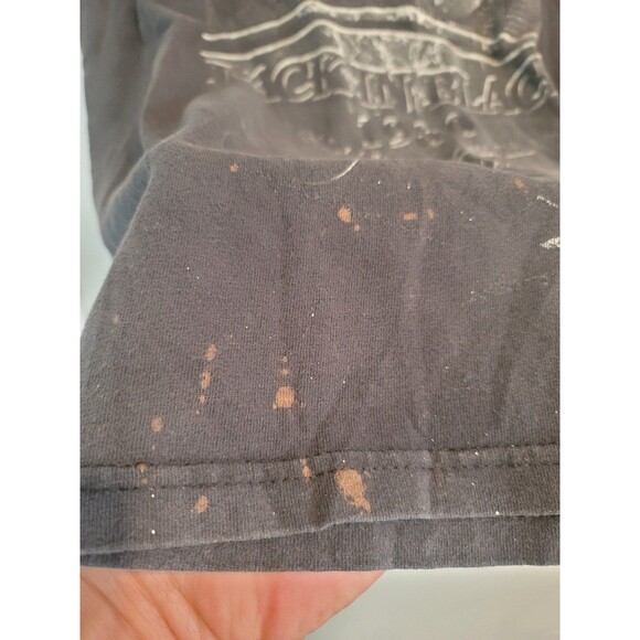 ACDC t shirt Vintage Back In Black Tour Rare Medium Black - Picture 5 of 11